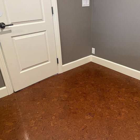 Sierra Brown Glue Down Cork Flooring - Carton of 64 sqft