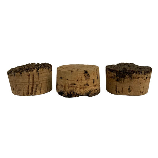 BT01 | Rough Natural Top Cork Stopper - Bag of 30 (Limited Stock)