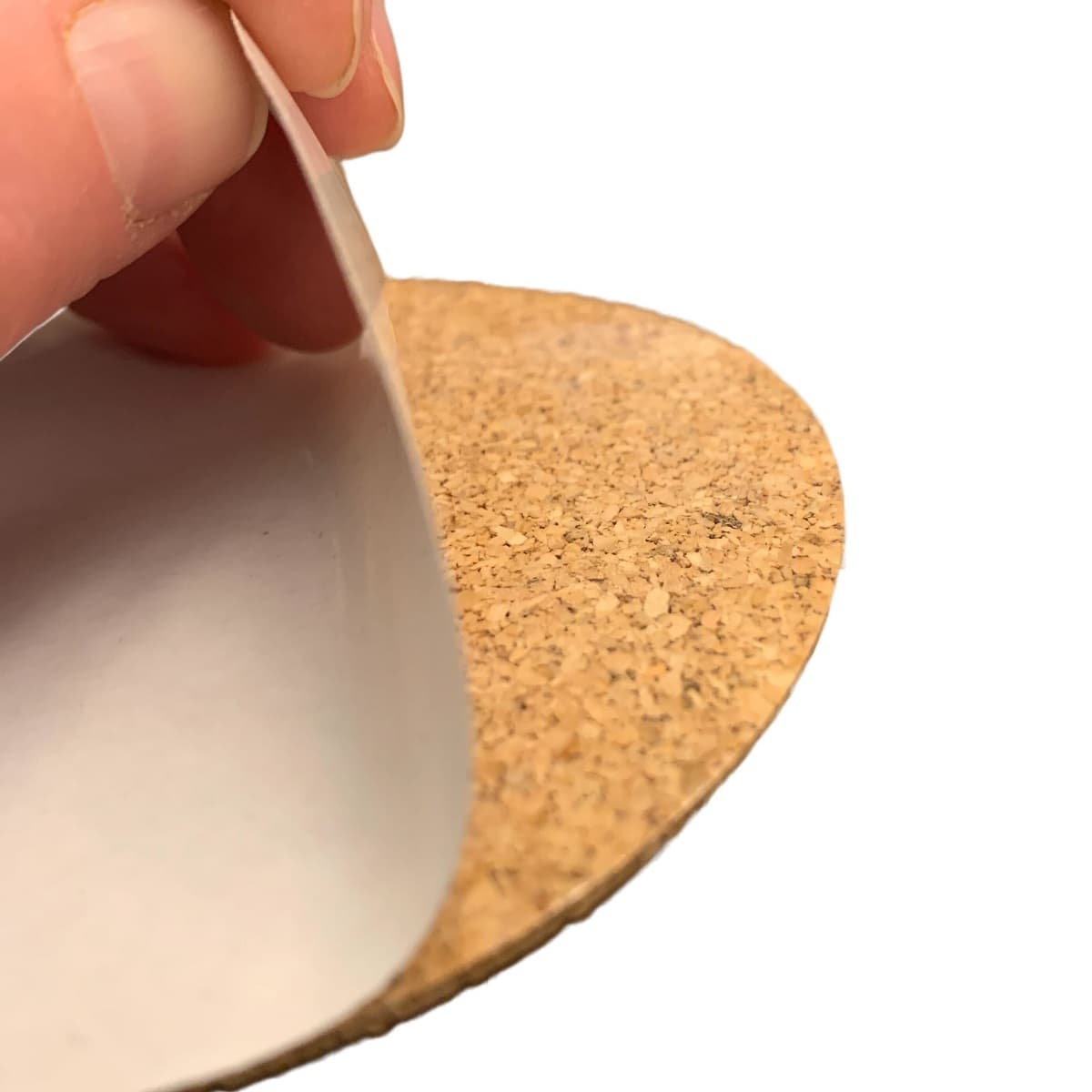 Self-Adhesive Cork Circles, 1.5mm (1/16in) thickness, Pack of 50