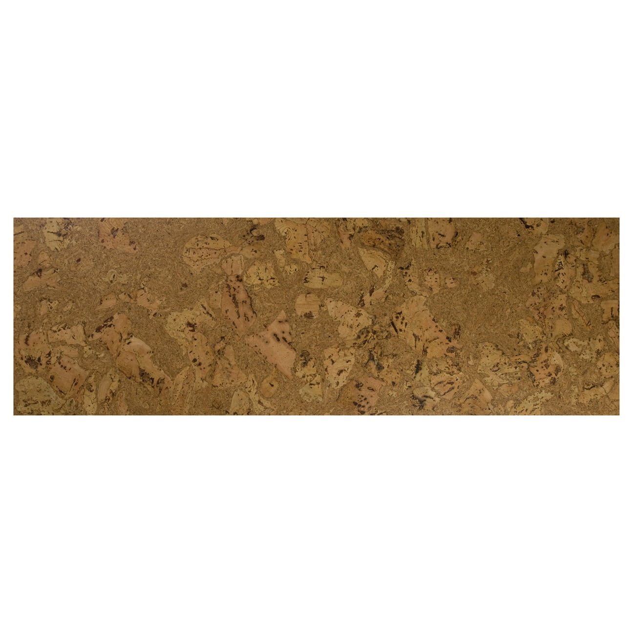 Full floating cork floor tile in Sierra pattern