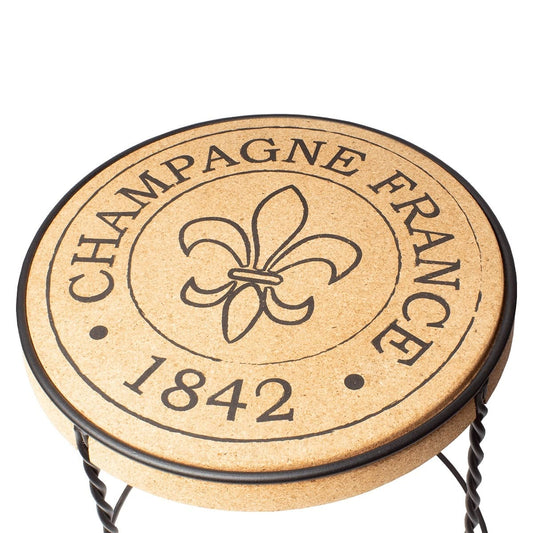 Cork & Metal Champagne Cage Table (Limited Stock)