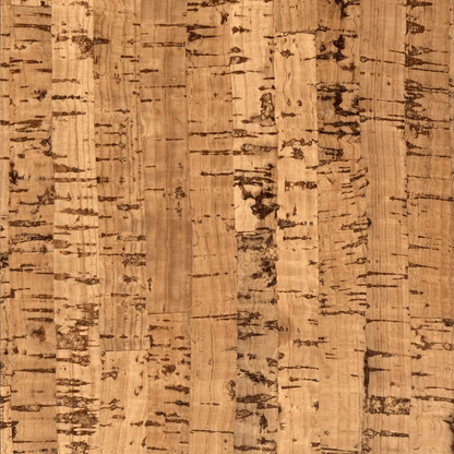 Close-up of Casablanca cork flooring with natural distressed pattern
