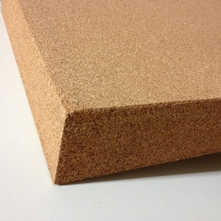 Close-up of a cork carving block
