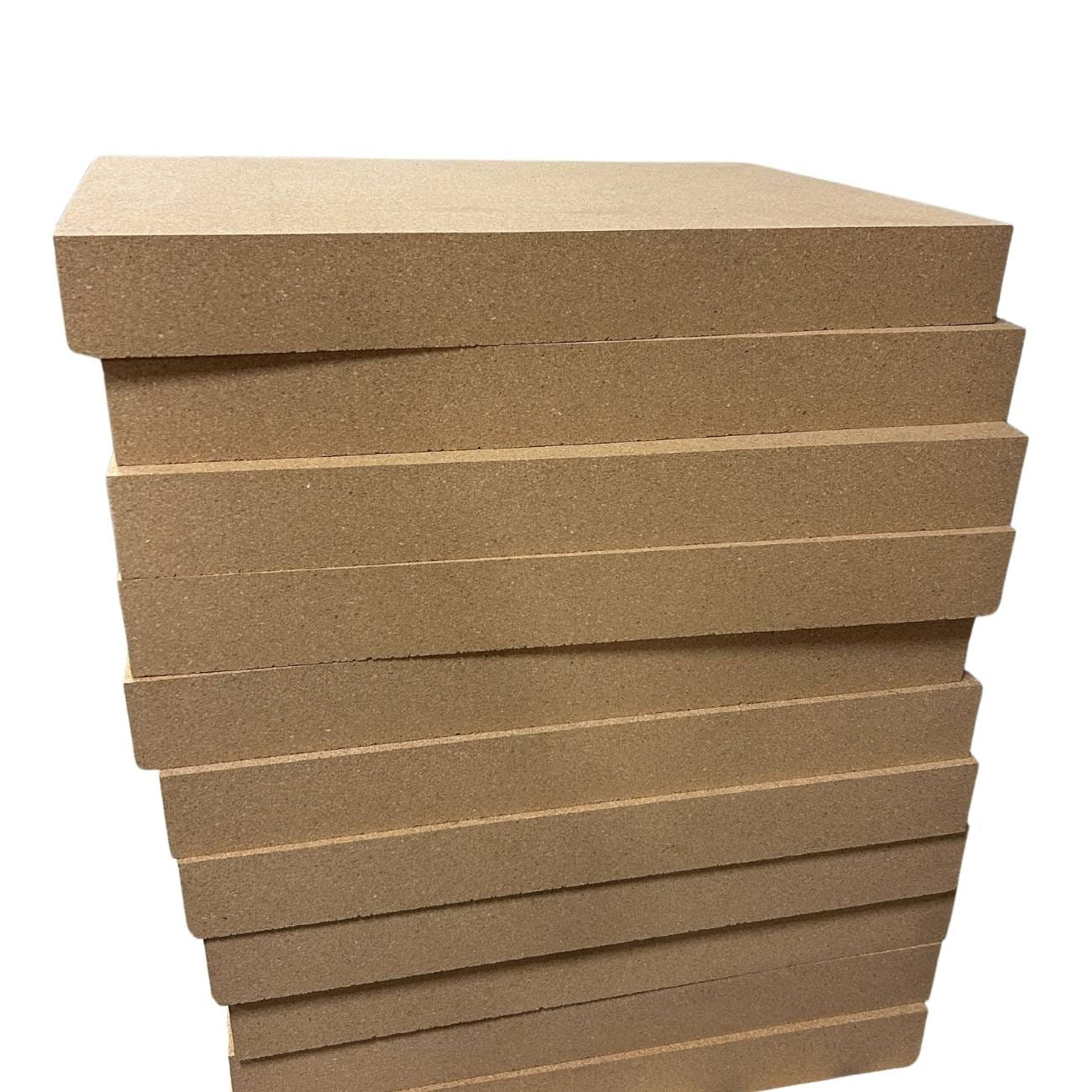 Stack of 5 inch, high density cork blocks