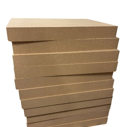 Stack of 5 inch, high density cork blocks
