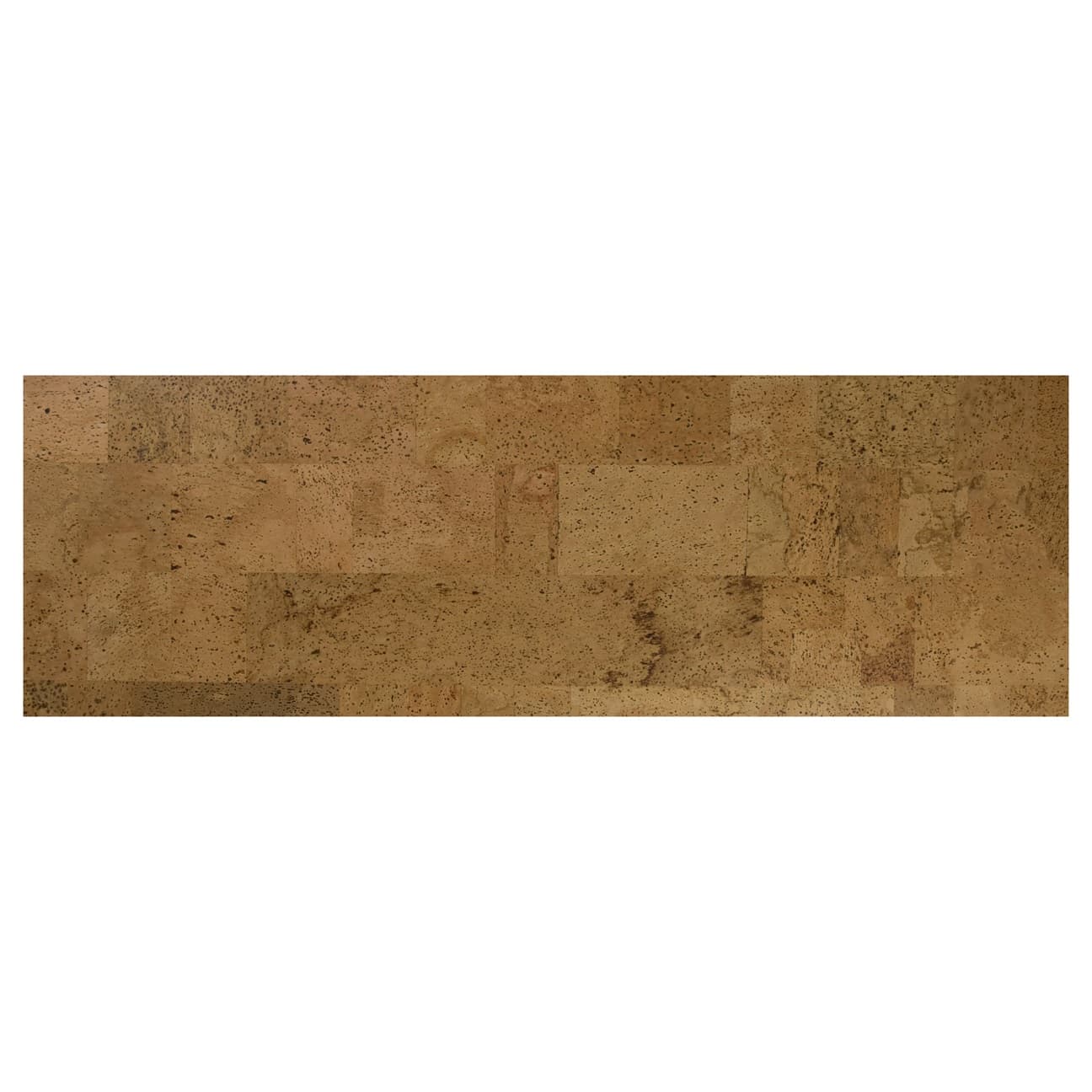 Full title view of Harmony Cork floating flooring on a white background