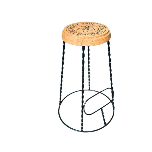Cork & Metal Champagne Bar Height Stool (Limited Stock)
