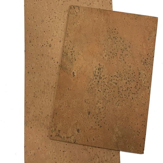 Top quality, all natural solid cork sheets for musical instruments.