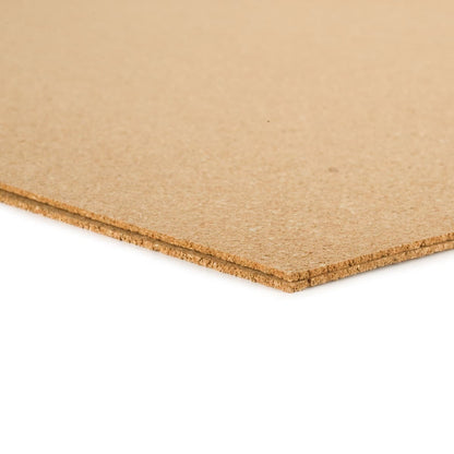 Close up of QuietCork underlayment sheet to show the grain size
