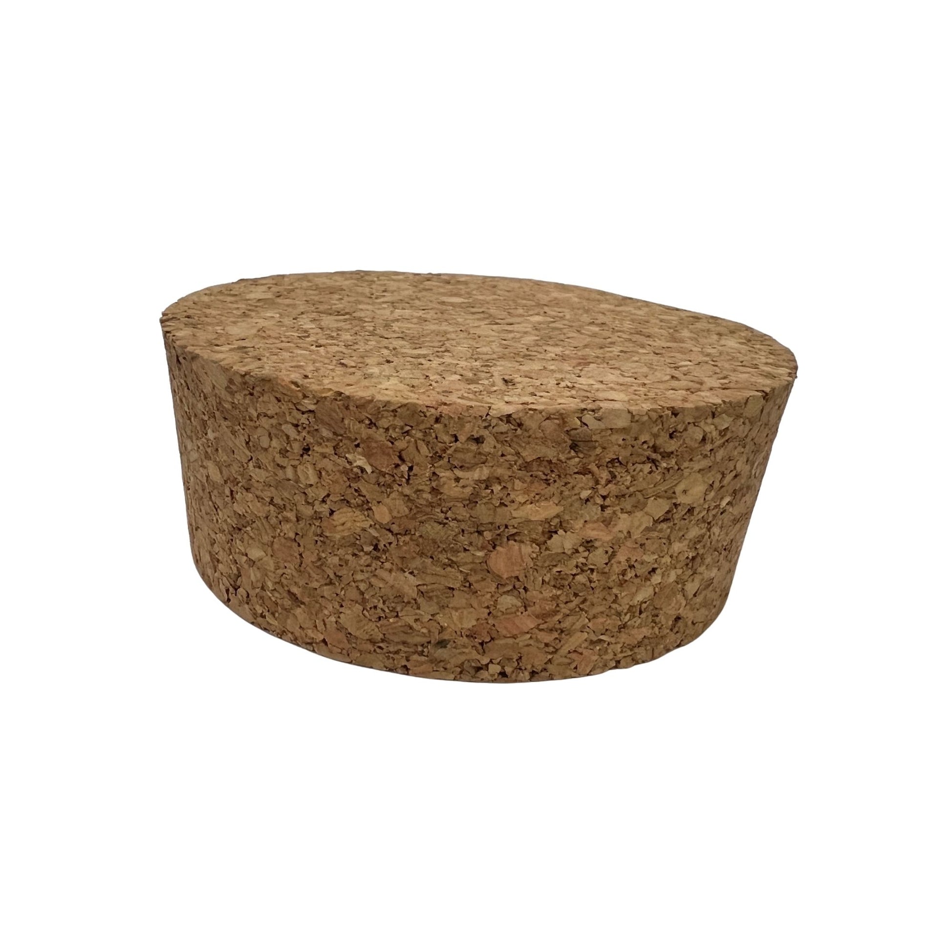 Single agglomerate tapered cork stopper, size SL36