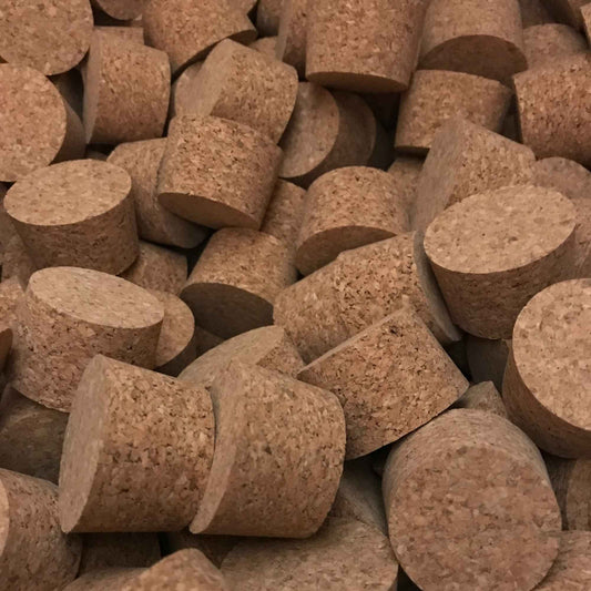 SL20 | Short Length Agglomerated Tapered Cork Stoppers - Pack of 500 (Limited Stock)