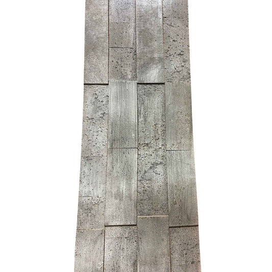 Mirage Light Grey Cork Wall Tiles with Peel & Stick Backing | Lot of 17 Tiles (approx. 29.75 sqft)